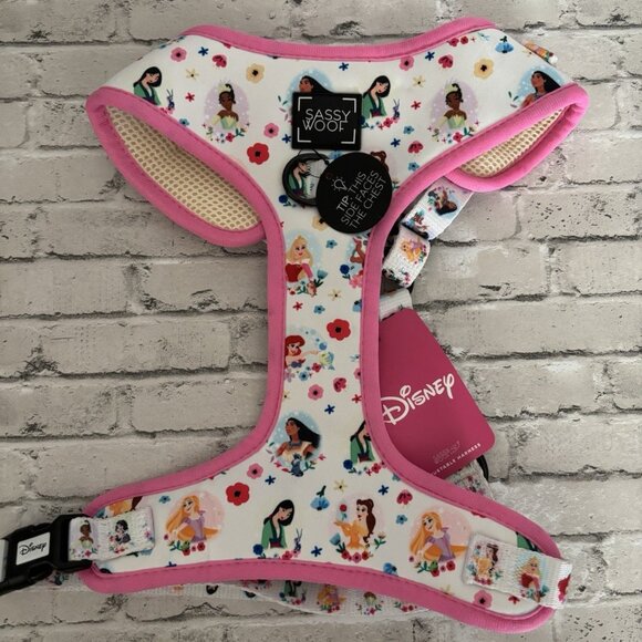 Sassy Woof Disney Princess Dog Harness Size L NWT - Picture 1 of 3
